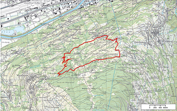 Circuit de randonn&eacute;e La Vernaz - Bisse de Vex - Les Agettes